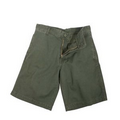 Vintage Olive Drab 5 Pocket Flat Front Shorts
